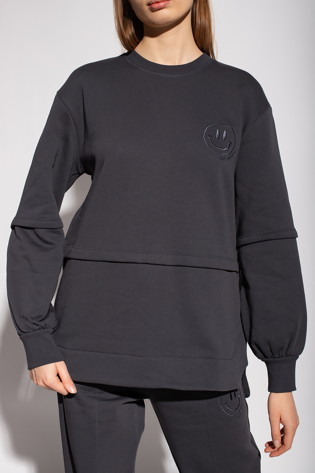 Ganni Sweatshirt with logo