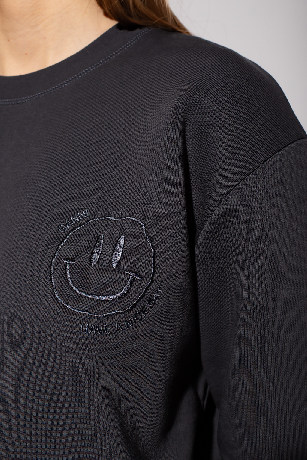 Ganni Sweatshirt with logo