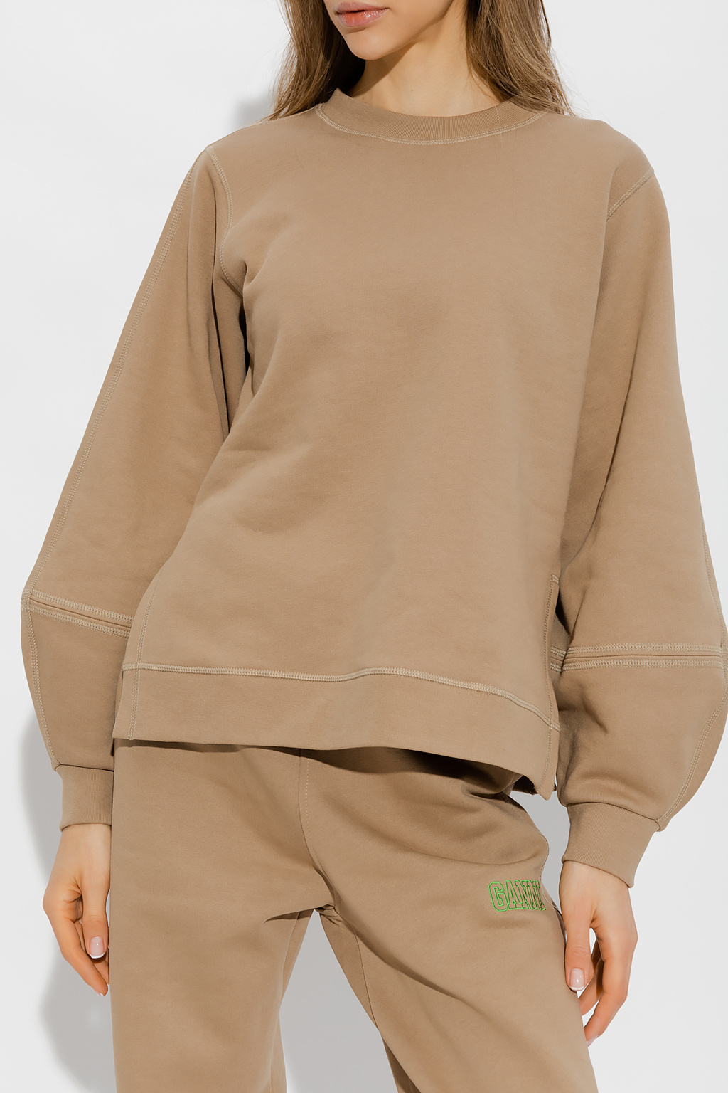 Ganni Sweatshirt with logo