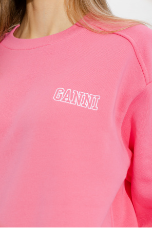 Ganni Fit sweatshirt with logo