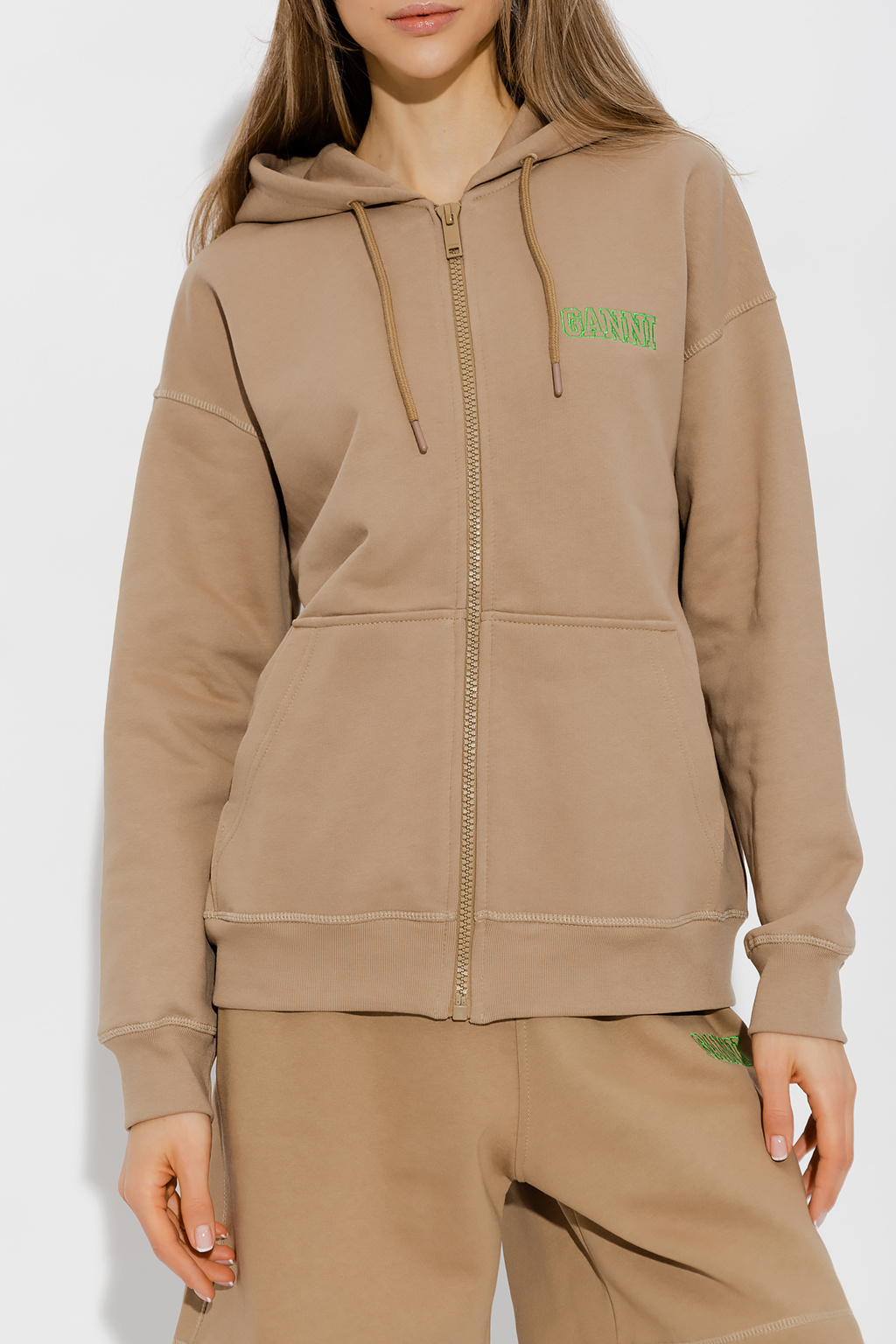 Ganni Hoodie with logo