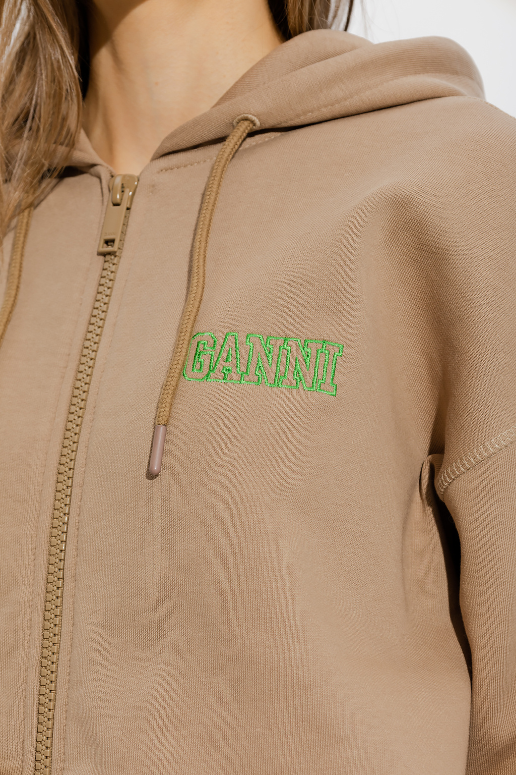 Ganni Hoodie with logo