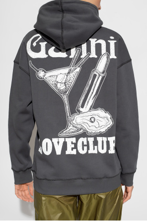 Ganni Logo-printed hoodie
