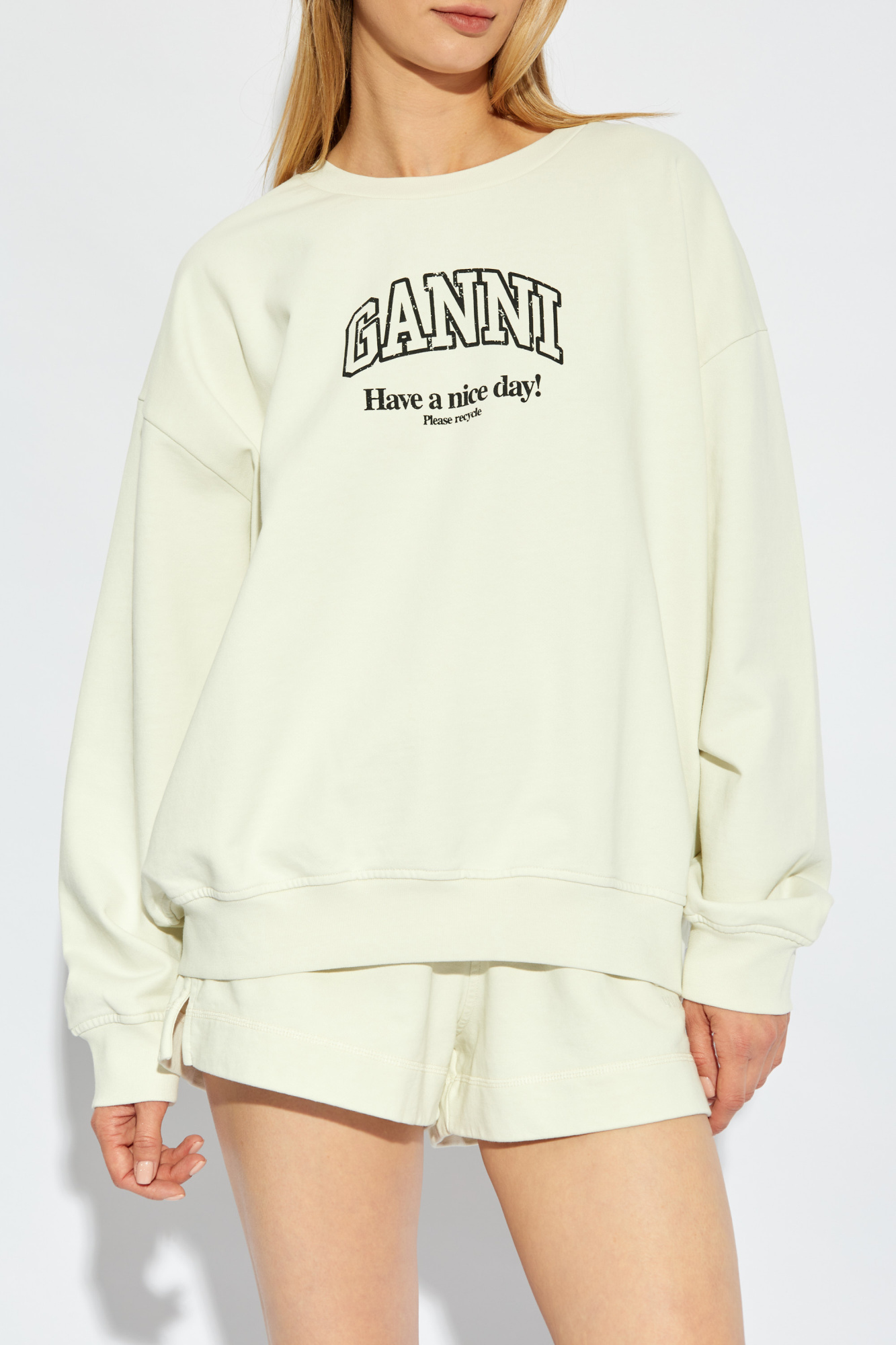 Ganni Sweatshirt with logo