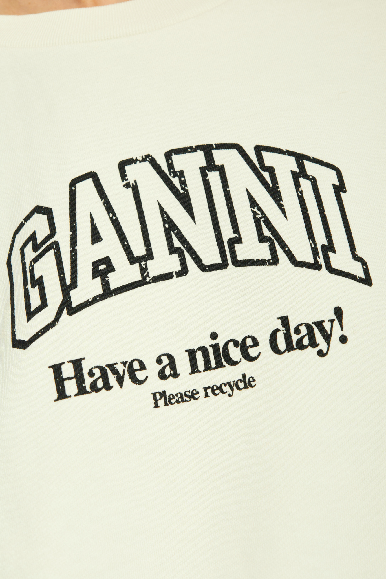 Ganni Sweatshirt with logo