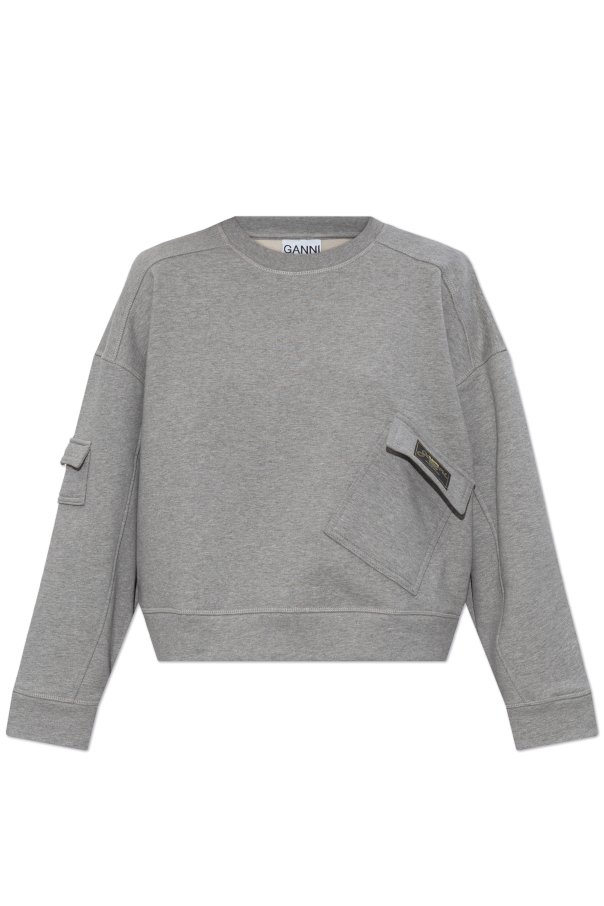 Ganni Sweatshirt with Pocket