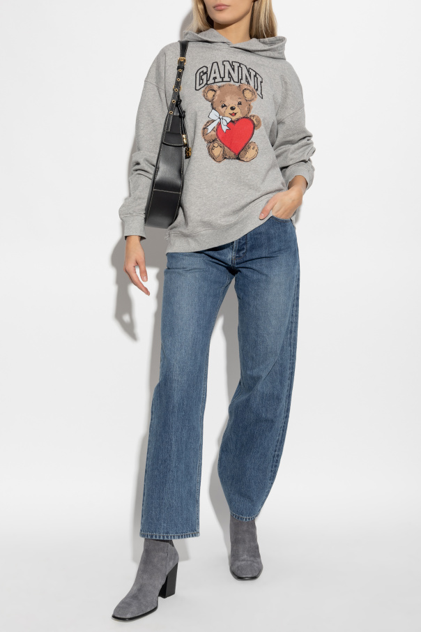 Ganni Sweatshirt with colorful print