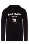 Balmain Hoodie with velvet logo