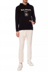 Balmain Hoodie with velvet logo