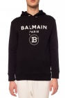 Balmain Hoodie with velvet logo