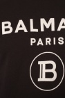 Balmain Hoodie with velvet logo