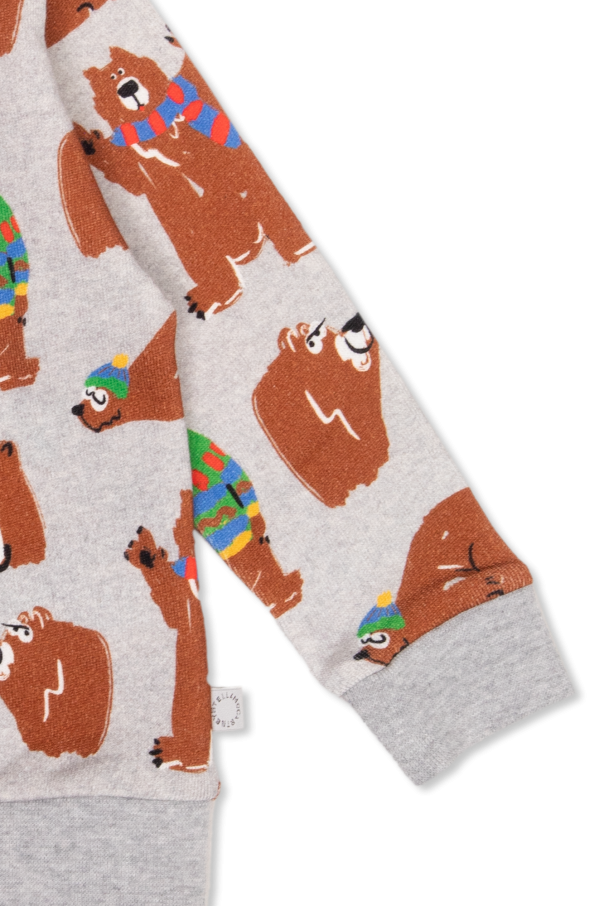Stella McCartney Kids Sweatshirt with teddy bear motif