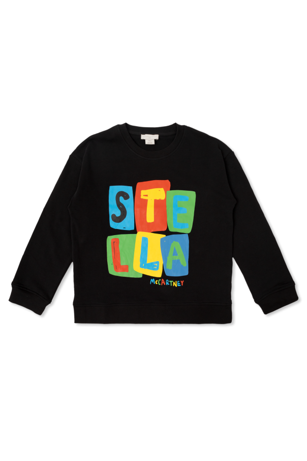 Sweatshirt with logo od Stella McCartney Kids