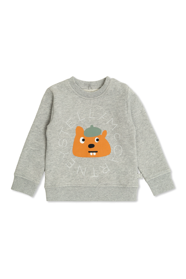 Sweatshirt with logo od Stella McCartney Kids