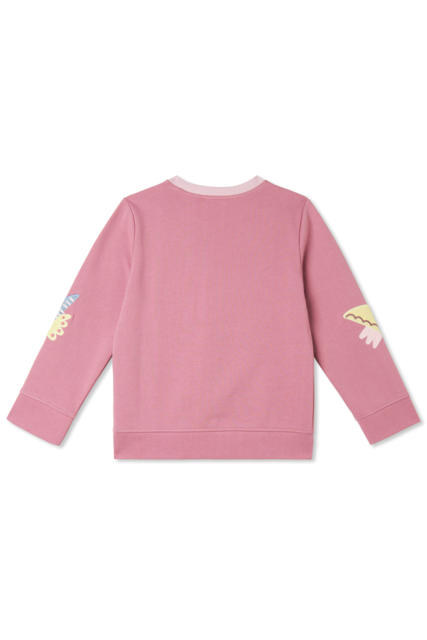 Stella McCartney Kids Sudadera de algodón con cuello redondo