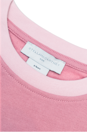 Stella McCartney Kids Sudadera de algodón con cuello redondo