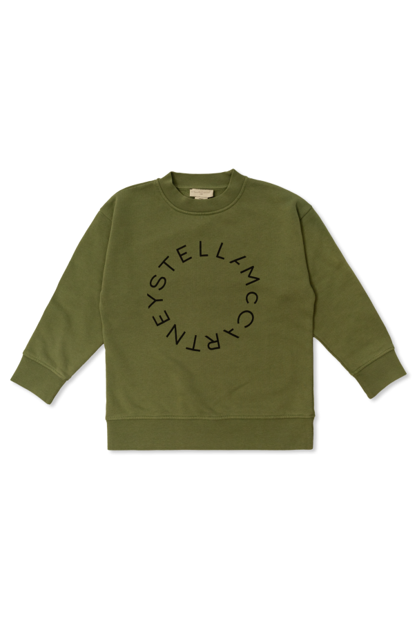 Sweatshirt with printed logo od Stella McCartney Kids