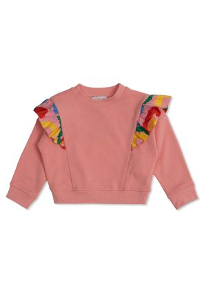 Sudadera con volantes de colores