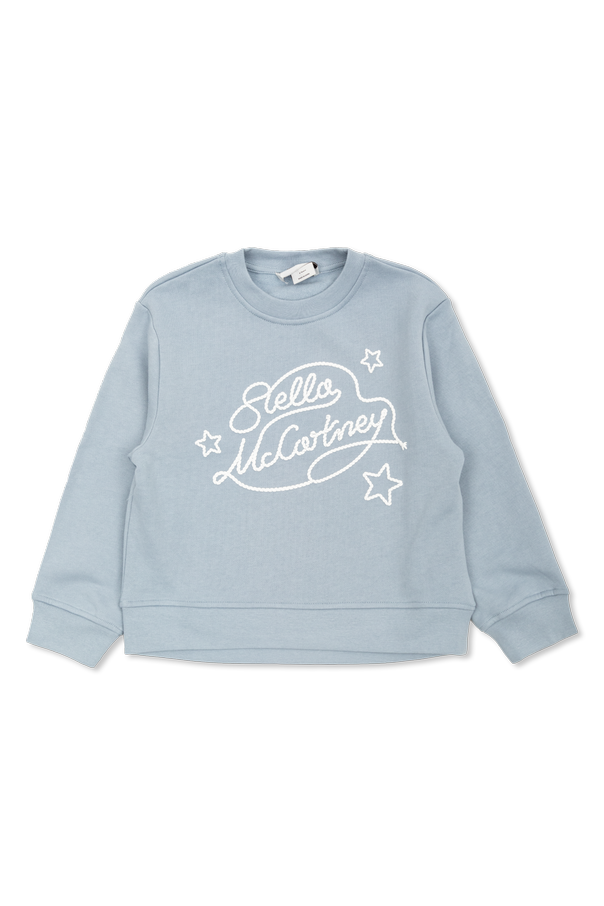 Sweatshirt with embroidered logo od Stella McCartney Kids