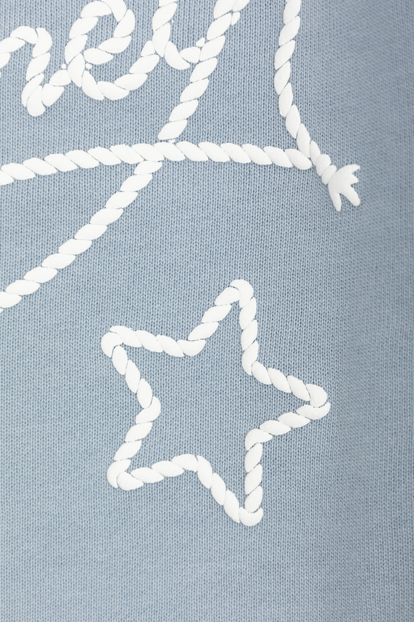 Stella McCartney Kids Sweatshirt mit aufgesticktem Logo
