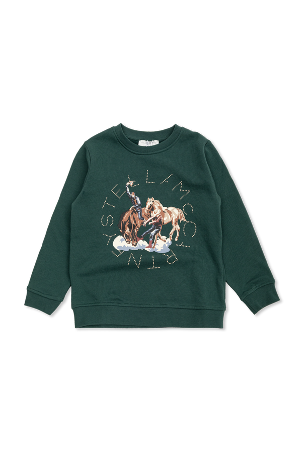Sweatshirt with colorful print od Stella McCartney Kids