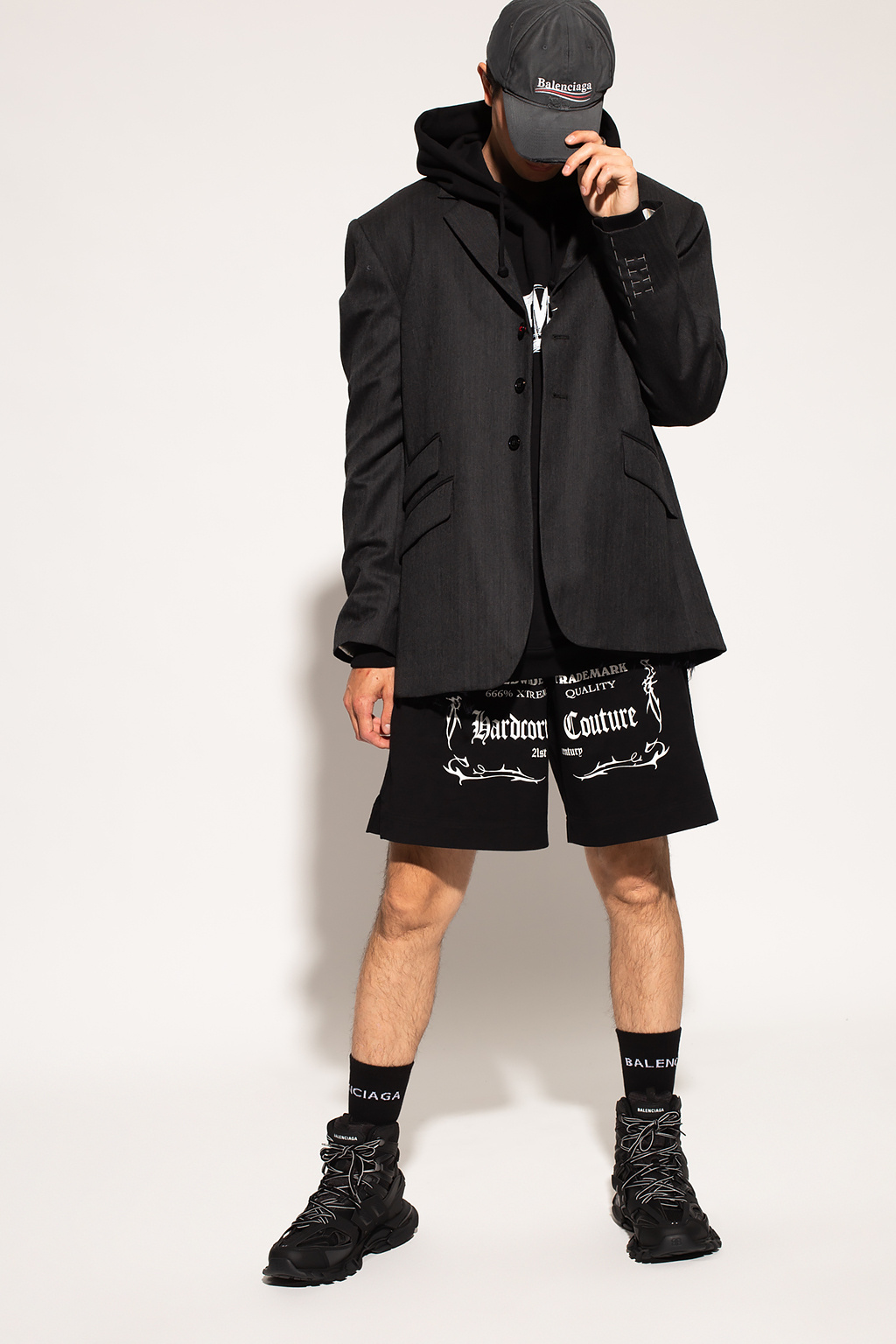 VETEMENTS cropped bell sleeve jacket