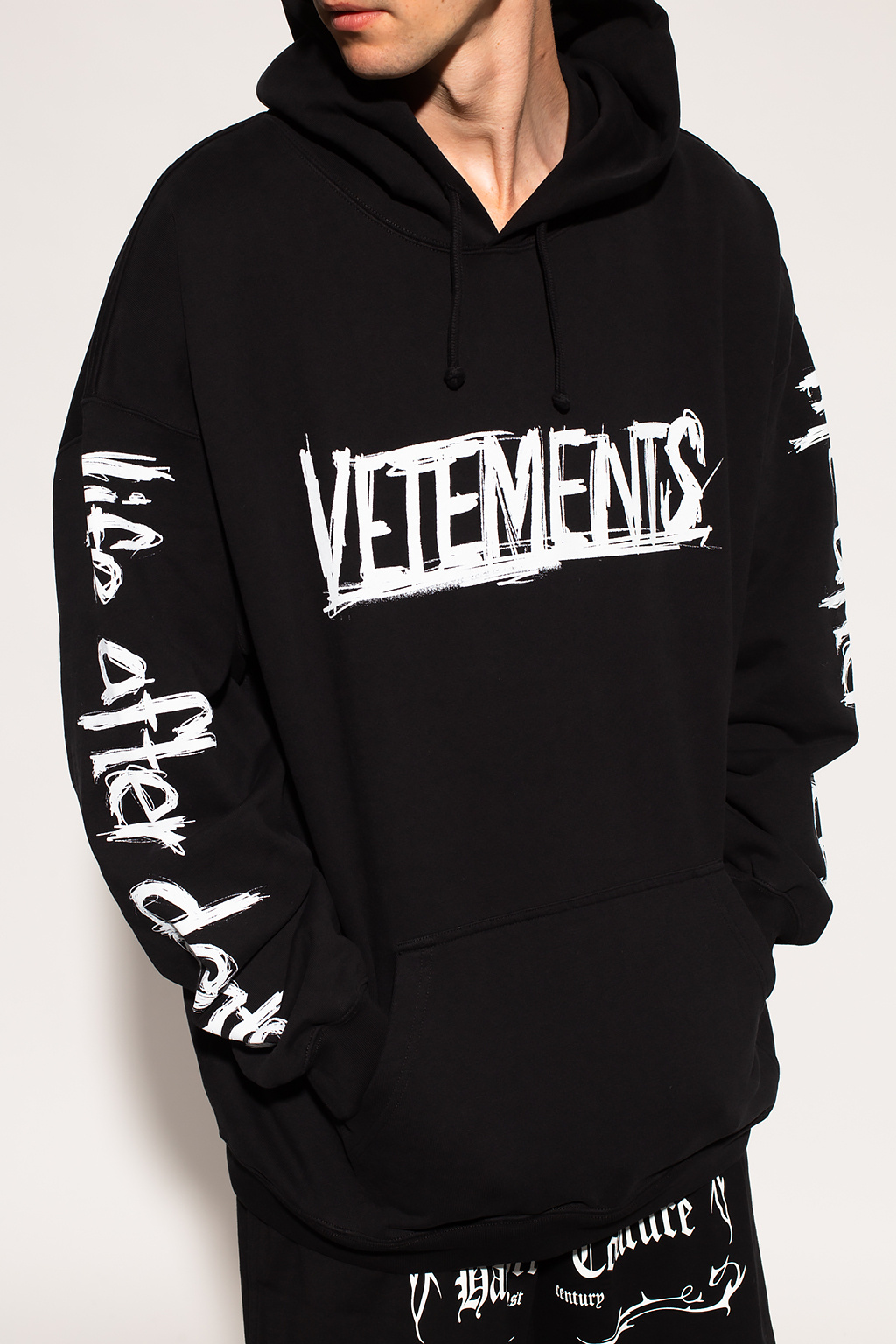 VETEMENTS cropped bell sleeve jacket