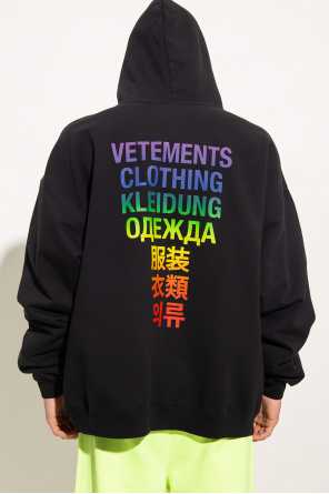 VETEMENTS Printed hoodie