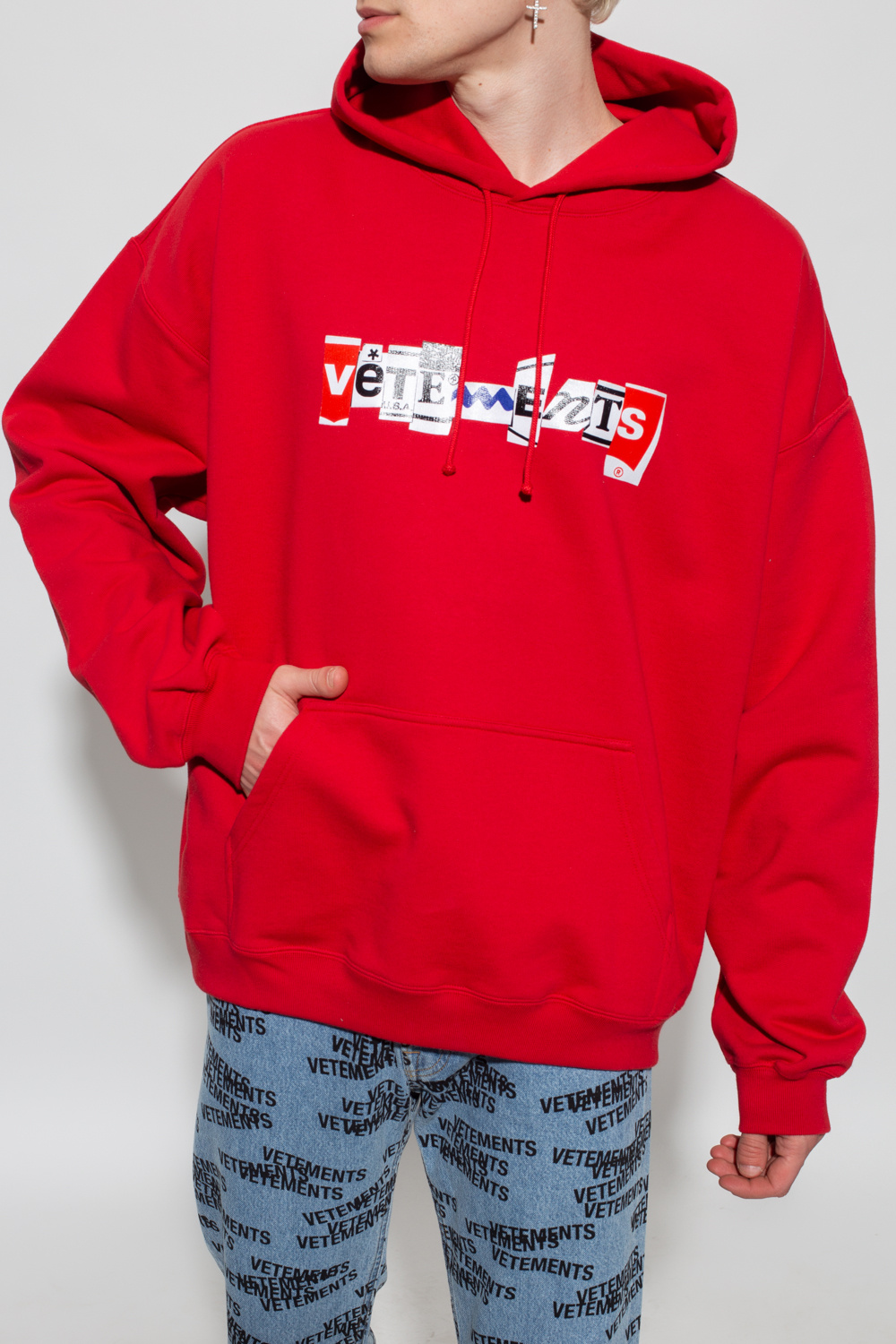 VETEMENTS Printed series hoodie