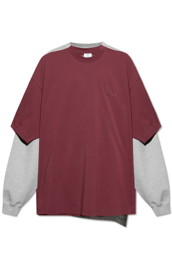 Sweatshirt with double T-shirt in oversize style, zdjęcie 1 Sweatshirt with double T-shirt in oversize style od VETEMENTS
