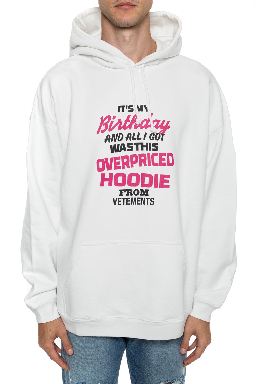 vetements overpriced hoodie