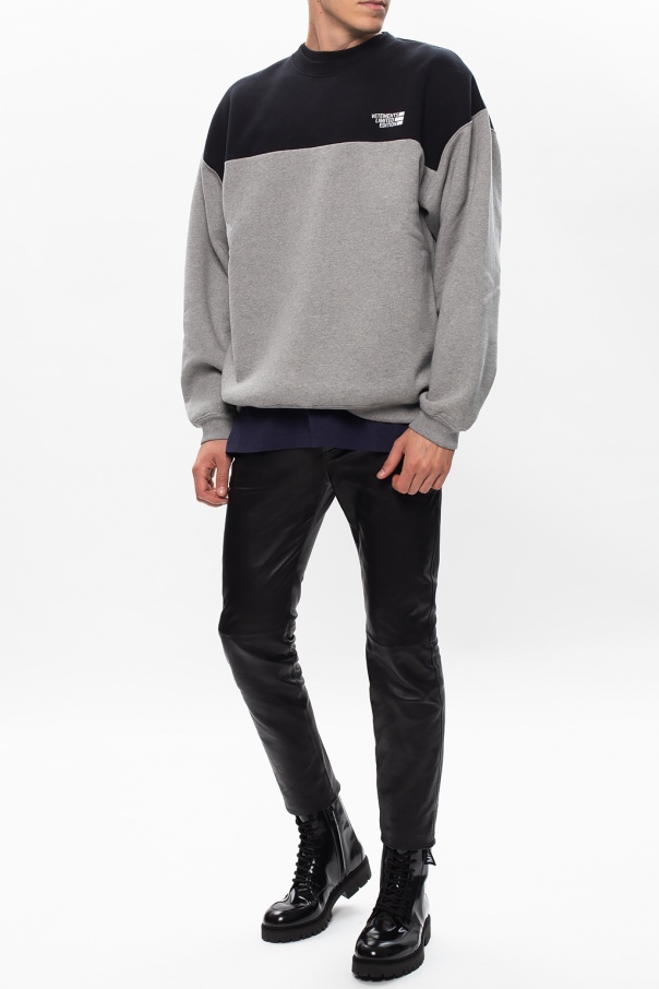 vetements embroidered sweatshirt
