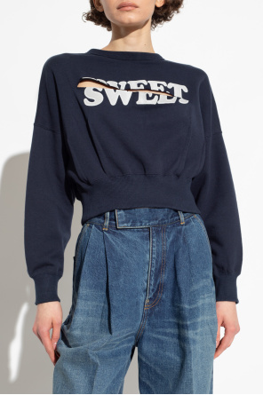 Undercover Cropped sweatshirt with cut-outs