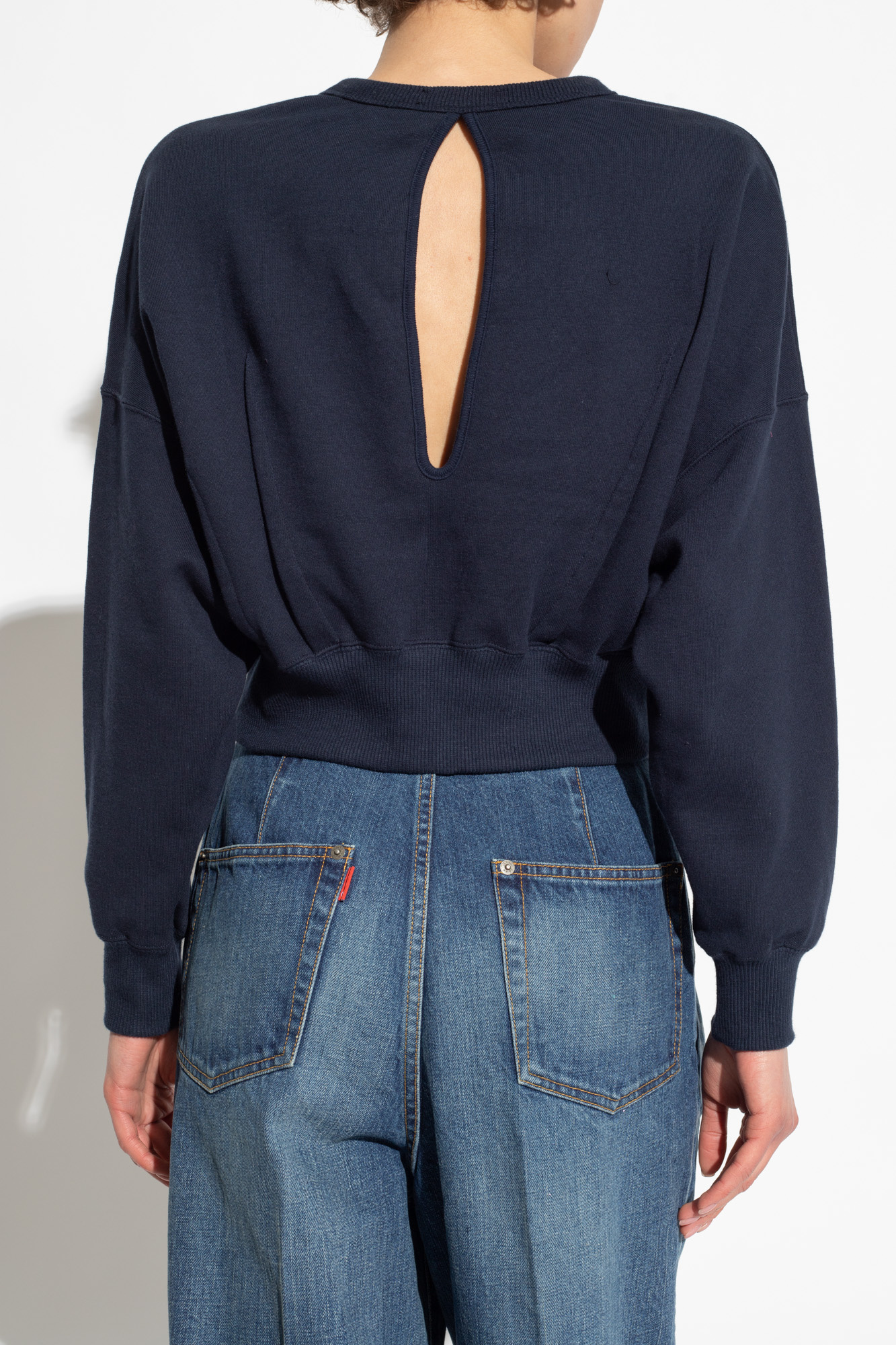 Undercover Cropped sweatshirt jacket with cut-outs