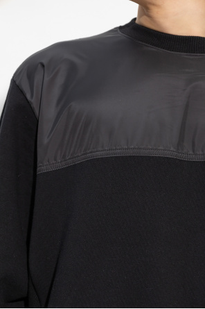 Undercover sweatshirt bird in contrasting fabrics