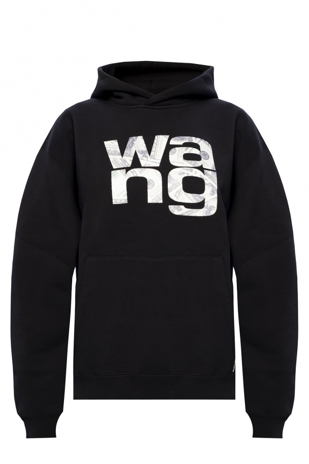 Black Logo hoodie Alexander Wang - Vitkac Germany