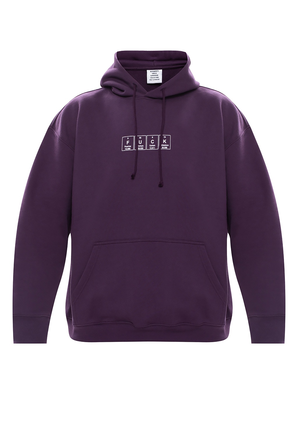 Purple Printed hoodie VETEMENTS - Vitkac France