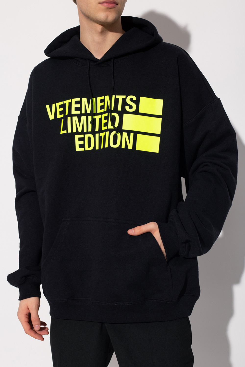 VETEMENTS tie-dye fringed sweatshirt