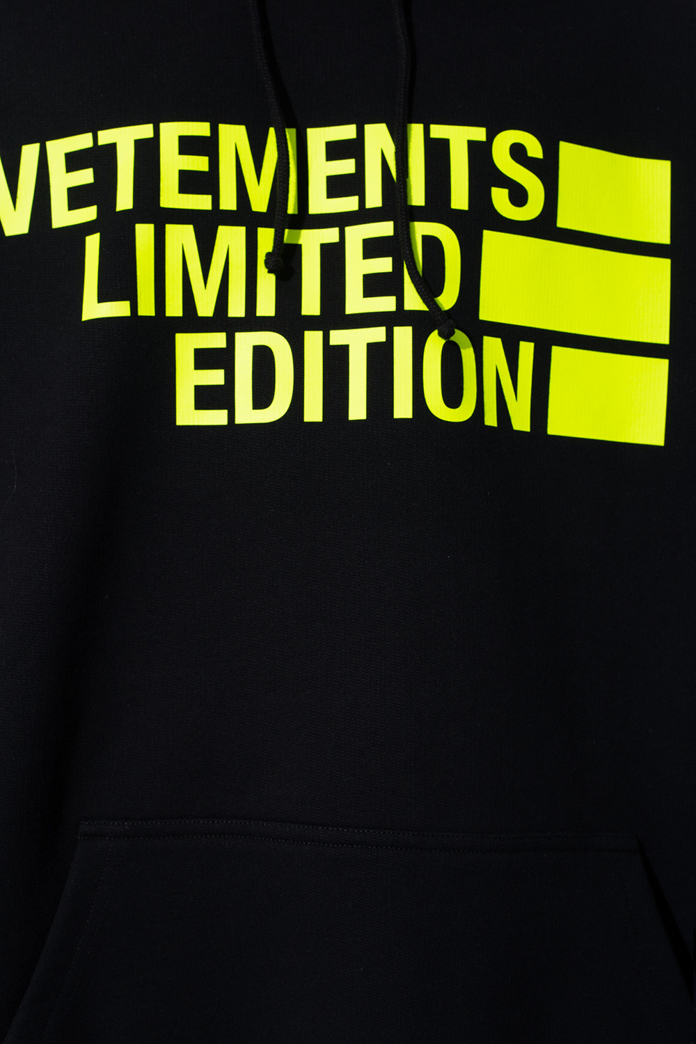 VETEMENTS tie-dye fringed sweatshirt