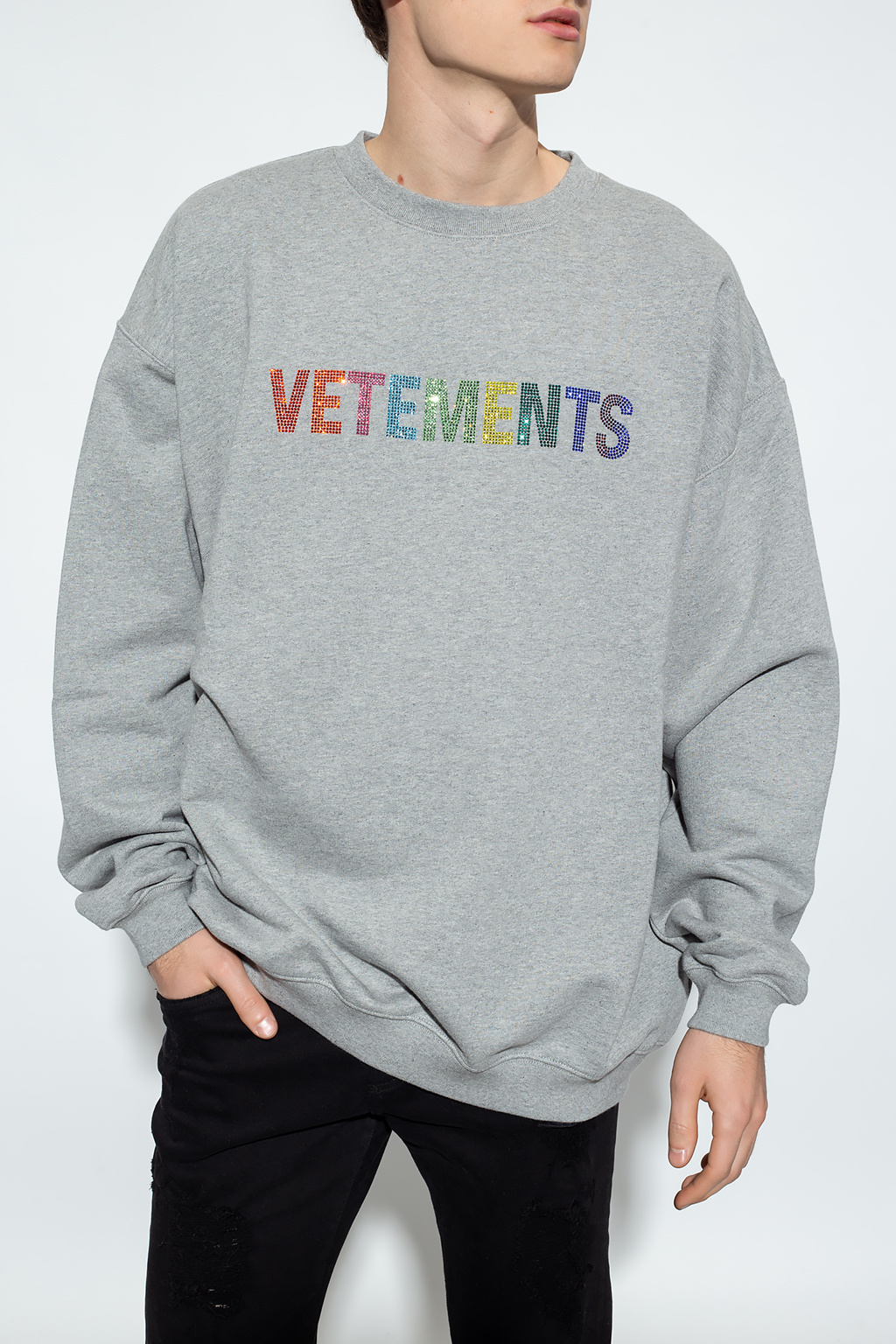 VETEMENTS fashion sweatshirt with logo