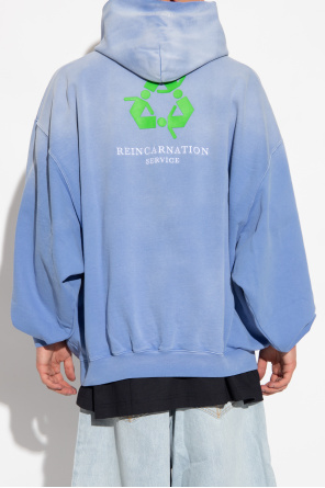 VETEMENTS Hoodie with washed effect