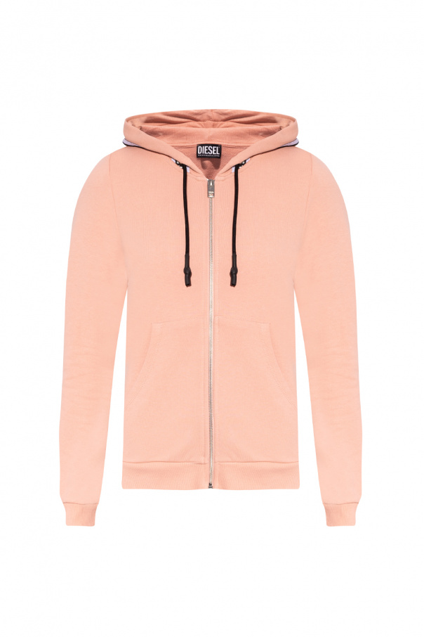 Diesel Zip-up Orange hoodie