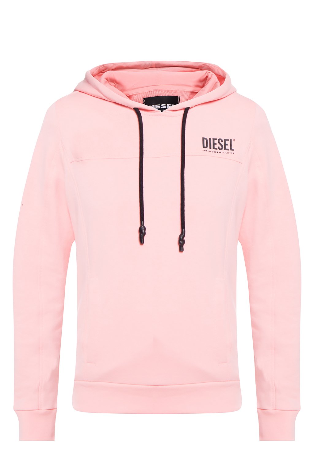 diesel peel logo hoodie
