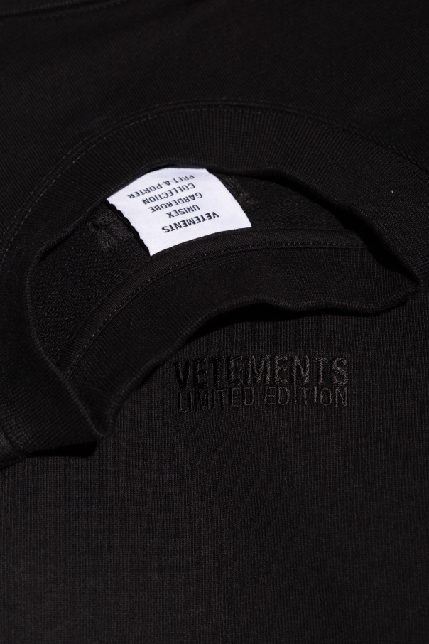 VETEMENTS Sweatshirt with decorative trim