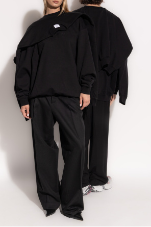 Sweatshirt with decorative trim od VETEMENTS