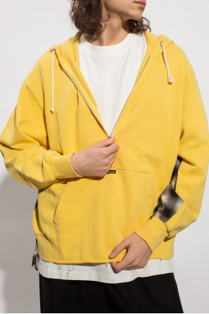 Undercover bouclé denim-trimmed jacket