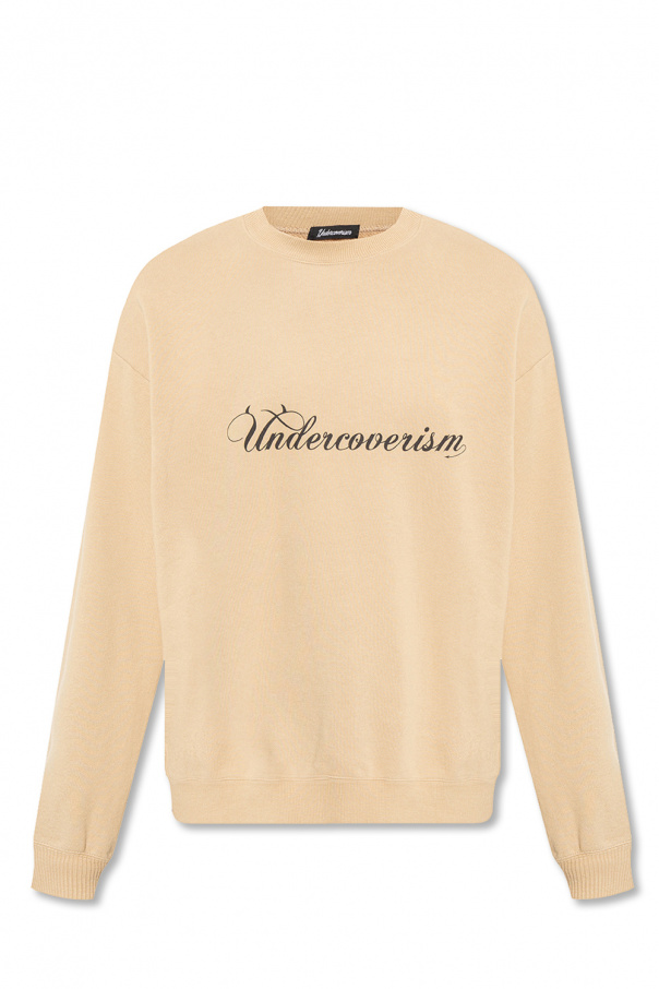 Undercover RED Valentino lace-detail cotton T-shirt Nero