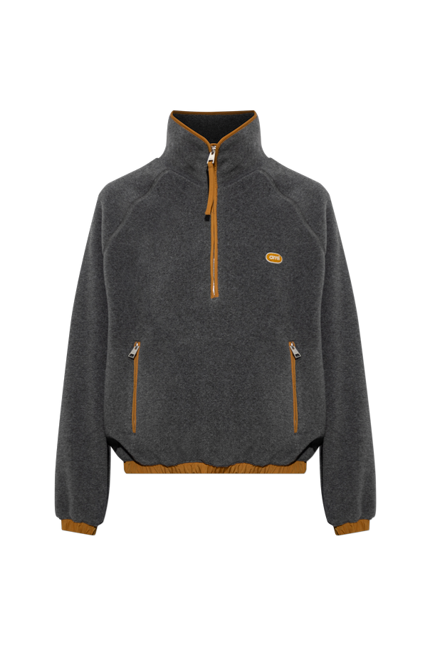 Fleece with sewn-on logo od Ami Alexandre Mattiussi