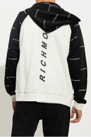 John Richmond Padded canvas jacket with loose fit