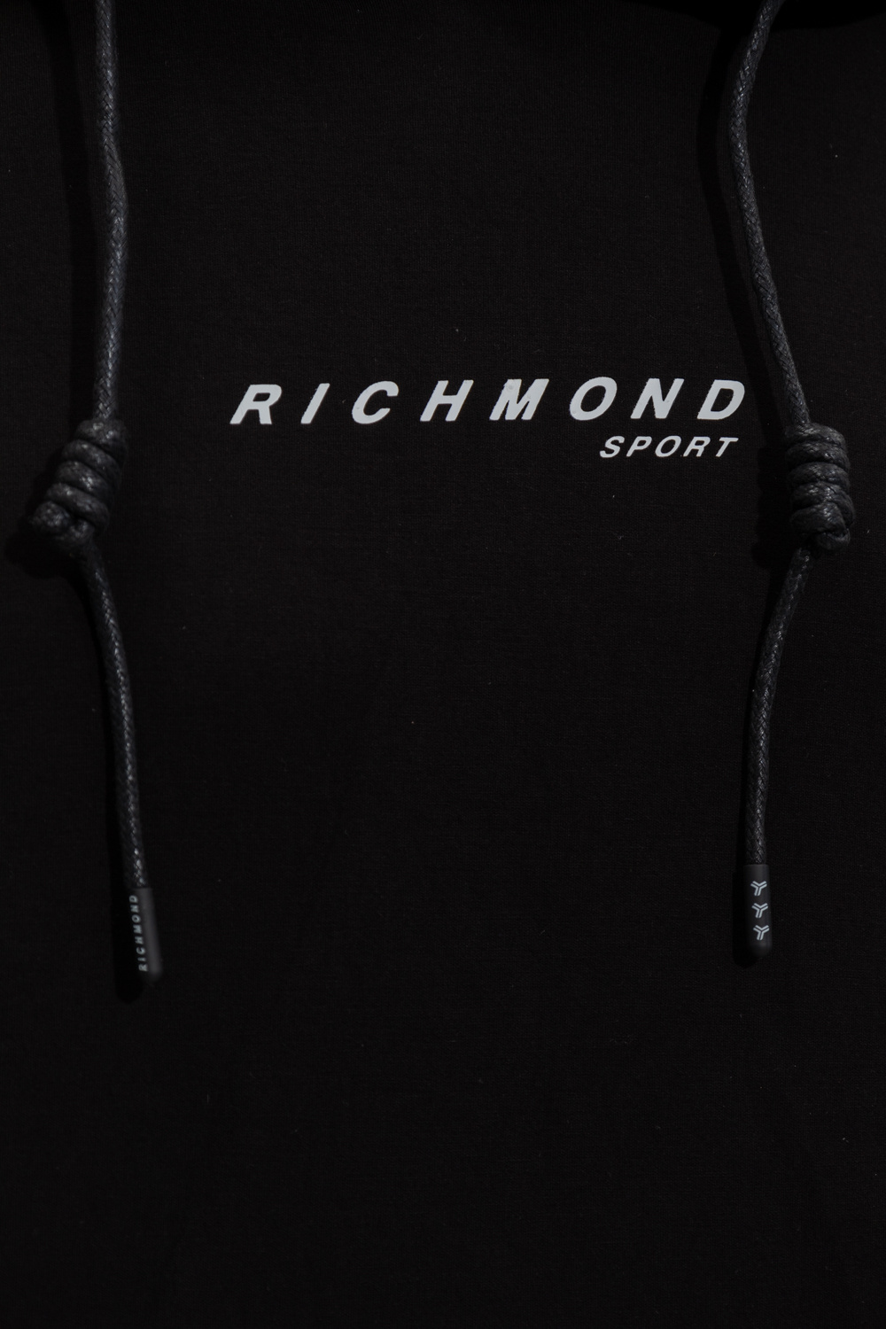 John Richmond Hoodie with quilted sleeves